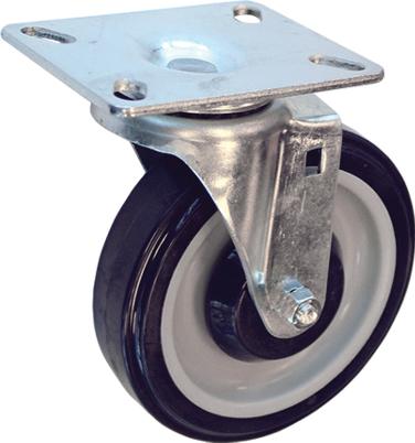Rotating Caster for 13067 Chrome Meshed Top Stock Cart